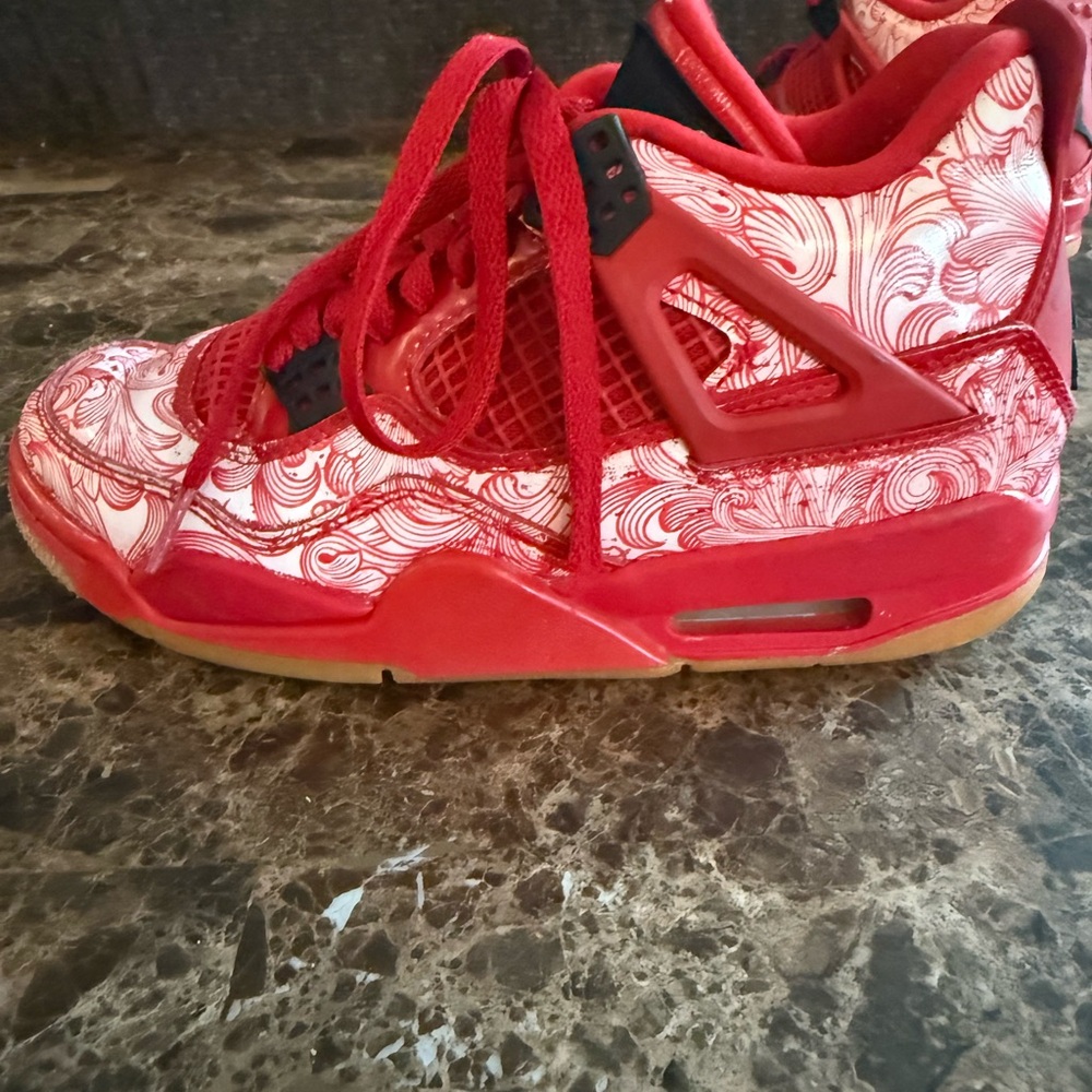 Nike. Wmns Air Jordan 4 Retro NRG 'Singles Day'’. Size 5.5. - Picture 12 of 16